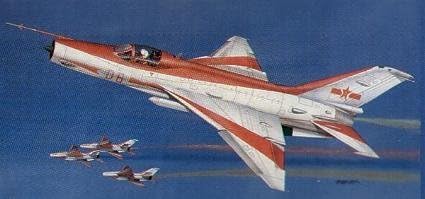 Chinese F-7eb 1/32 Scale Plane by Trumpeter Models