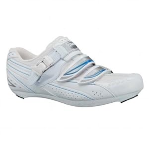 Shimano 2013 Women's Road Cycling Shoes - SH-WR41 (White/Blue - 40)