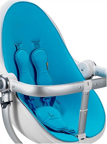 bloom fresco hightchair seat pad - blue