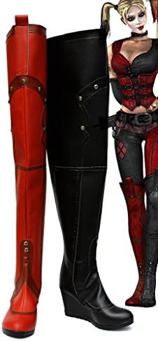 Batman Batgirl Harley Quinn Cosplay Shoes Boots Cosplay Costume Custom Made