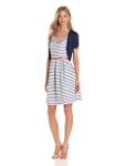 Tiana B Women's Striped Cotton Dress...