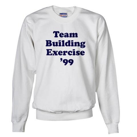 Team Building Exercise 99 Flight of the conchords Sweatshirt by CafePress