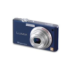 Panasonic Lumix DMC-FX35A 10.1MP Digital Camera with 4x Wide Angle MEGA Optical Image Stabilized Zoom (Blue)