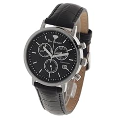 Yves Camani Herren-Uhren Vardo Chronograph Schwarz/Schwarz YC1016-A