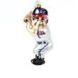 Cleveland Indians MLB Blown Glass Batter Ornament (4" Caucasian)