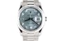 Rolex Mens Platinum President Blue Dial