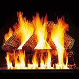 Bevengo GFC-GE-24 24 Inch GloFire Golden Ember Ceramic Gas Logs