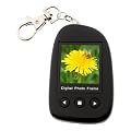 7dayshop "Pebble" TFT Digital Photo Frame - 1.5" Keyring Version - Black