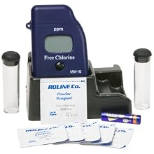 Milwaukee MW10 Free Chlorine Mini-Colorimeter, 0.00 - 2.50 ppm, 0.01 ppm Resolution, LCD Display