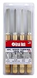 Great Neck 40964 4 Piece Wood Turning Tool Set