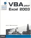VBA pour Excel 2003 (1Cédérom)