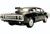1970 Dodge Charger diecast model car "The Fast and the Furious" 1:18 die cast by Ertl - Chrome
