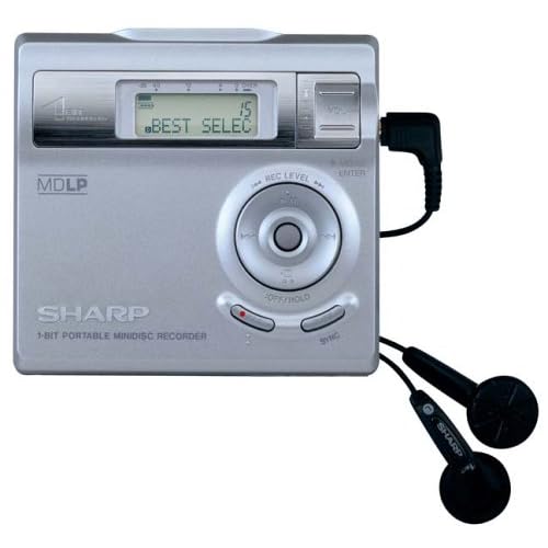 Sharp 1Bit Portable Minidisc Player MDDR370H
