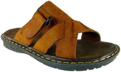 J Awake Men's Diego01 Casual Open Toe Sandals, Tan, 8.5