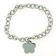 Stainless Steel Lucky Clover Charm Bracelet Girl Ladies by Bucasi Stainless Steel Lucky Clover Charm Bracelet Girl Ladies by Bucasi