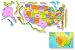 US Map Set Flannelboard Lesson Set - Kit