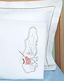 Children's Stamped Pillowcase With White Perle Edge 1/Pkg-Fisher Boy