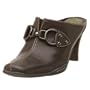 Aerosoles Women's Cinch Worm Stacked Heel Mule,Brown Leather,8 M
