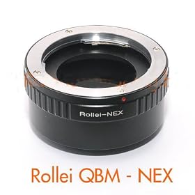 RainbowImaging Rollei QBM Lens to Sony NEX E-Mount Camera Adapter, fits NEX-3 NEX-5 NEX-VG camera