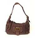 Ladies Small Brown Shoulder Fashion Bag - Brown - UK 1-1