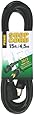 Prime Wire & Cable EC502615 15-Foot 16/3 SJTW Indoor and Outdoor Extension Cord, Black