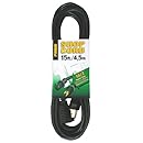 Prime Wire &amp; Cable EC502615 15-Foot 16/3 SJTW Indoor and Outdoor Extension Cord, Black