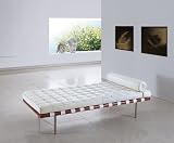White Euro Moderno Designer Classic Day Bed