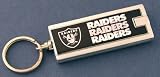 Oakland Raiders Flashlight Keychain