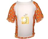 MaxOut UPF 50+, UV Protective Girl's Panel Short Sleeve Rashguard (Swim Shirt) for Infants & Toddlers (Sizes 6mos-4T)