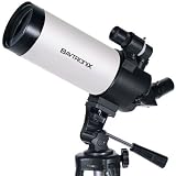 White Baytronix AstroVenture 90mm Portable Refractor Telescope by Baytronix