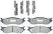 Raybestos ATD966M Advanced Technology Semi-Metallic Disc Brake Pad Set