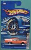 Mattel Hot Wheels 2005 First Editions 1:64 Scale Orange 1969 Pontiac GTO Die Cast Car #018