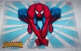 The Amazing Spiderman Placemat Dinner Lunch Vinal Mat (Approx 12x17 inches)