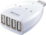 BUFFALO BHB4-U204/WH 2.0 4ポートバスパワー コネクタ直付けの画像