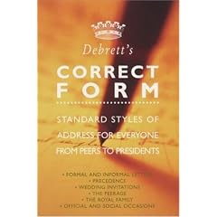 Debrett's Correct Form (Debretts)