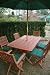 Napoli Rectangular Hardwood Set for 6