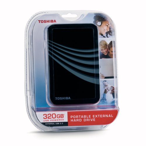 Toshiba 320 GB USB 2.0 Portable External Hard Drive HDDR320E03X image