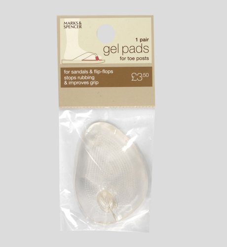 1 Pair Of Toe Post Gel Pads