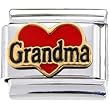 I Love Grandma Italian Charm