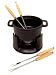 Staub Chocolate Fondue Set - Black 91400423
