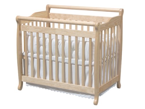 Kitchen: Emily Mini Crib in Natural Finish By Da Vinci Baby Furniture