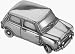 Mini Cooper Cast In Pewter