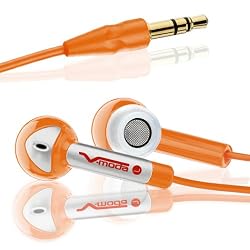 V-MODA Bass Freq In-Ear Stereo Headphone (Tambarine Orange)