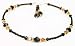 Jewelry : November Yellow Topaz Birthstone Sterling Silver Ankle Bracelets:Swarovski Crystal Adjustable Beaded Anklets