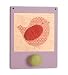 Tree by Kerri Lee Wuzzy Wall Hook Bird, Purple/Orange