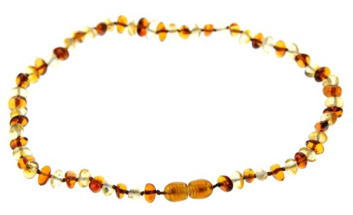 Multi Amber Teething Baby Beaded Necklace