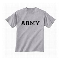 Athletic ARMY Short Sleeve T-Shirt in sport grey