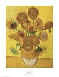 Sunflowers with the Yellow Background, 1 von Vincent van Gogh, 49x67