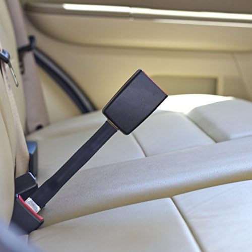 Car Seat Belt Extender for 2002 Mitsubishi Lancer Rally (front seats) - Rigid Style Available in Black, Gray & Beige