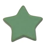 Nifty Nob Model 6-11B-12 Star Cabinet Knob, Leaf Green